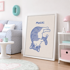 Custom Cute Cat Portrait Canvas Aura Canvas