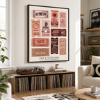 Custom Concert Ticket Collage Canvas Aura Canvas