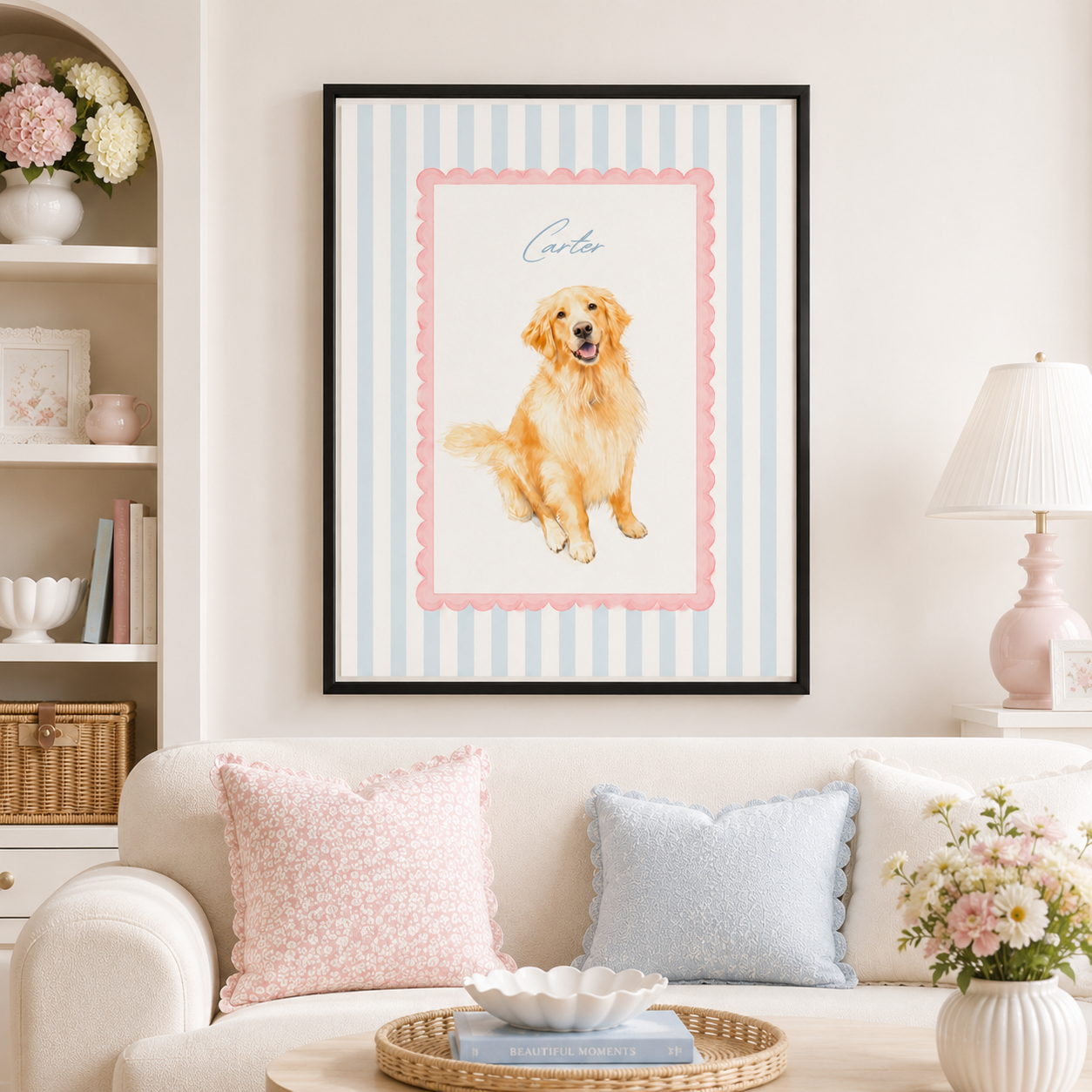 Custom Pet Memorial Canvas (Copy) Aura Canvas