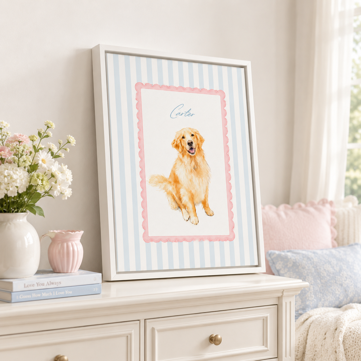 Custom Pet Memorial Canvas (Copy) Aura Canvas