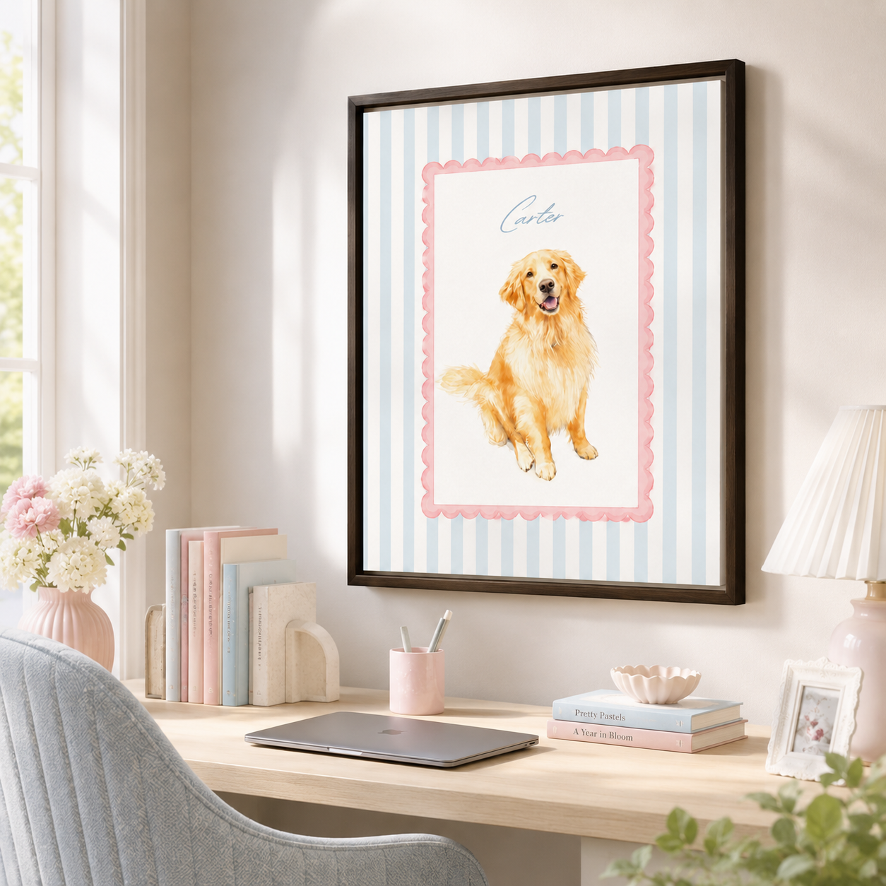 Custom Pet Memorial Canvas (Copy) Aura Canvas