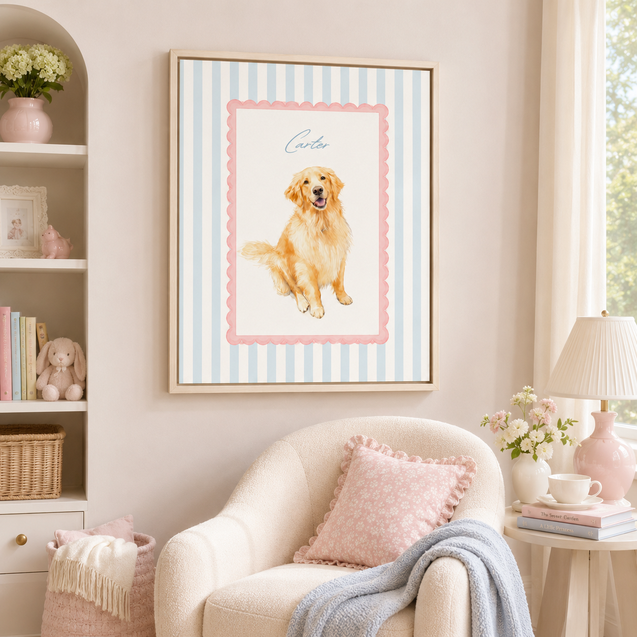 Custom Pet Memorial Canvas (Copy) Aura Canvas