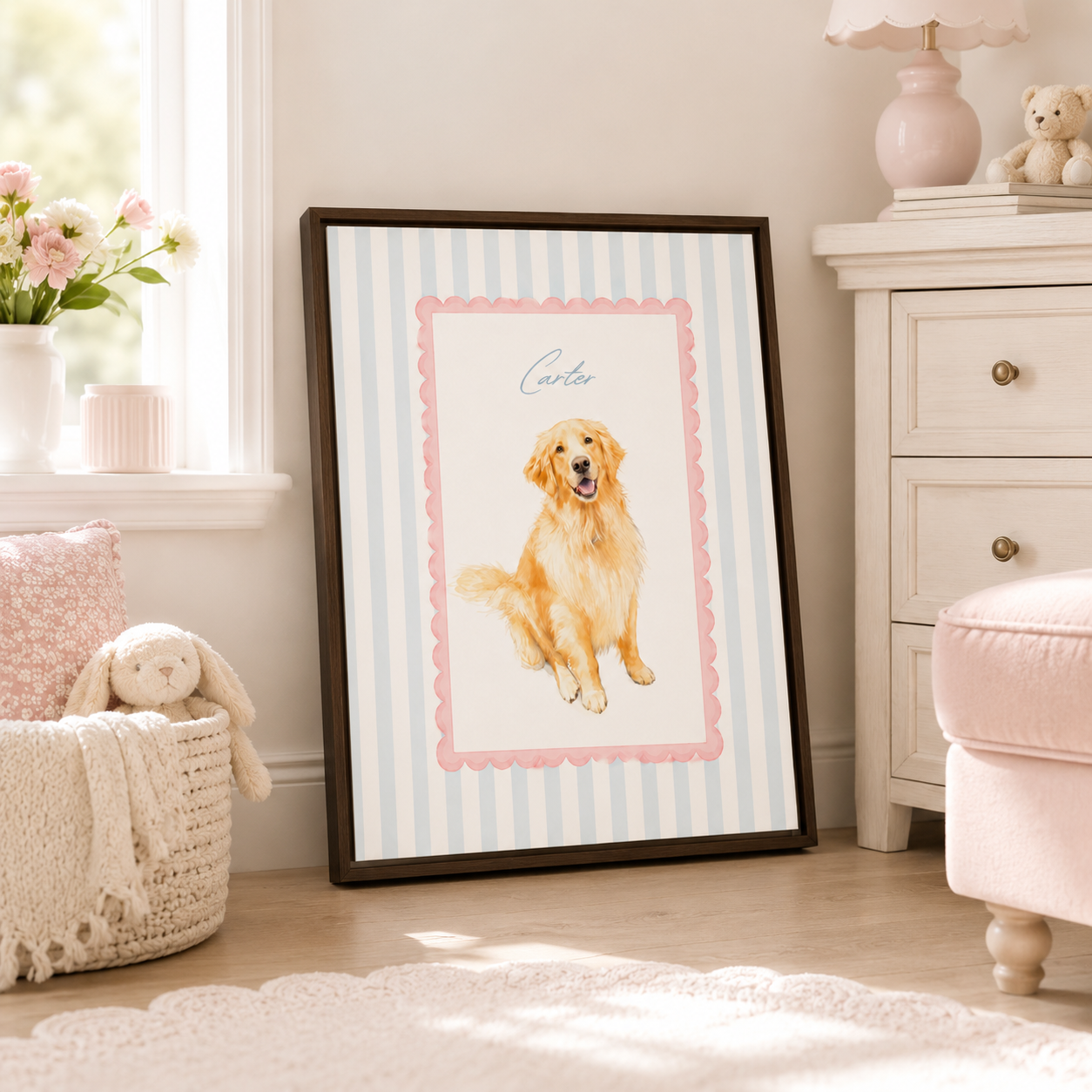 Custom Pet Memorial Canvas (Copy) Aura Canvas
