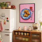 Dino Nugget Canvas Wall Art Aura Canvas