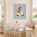 Scooter Dog Canvas Wall Art Aura Canvas