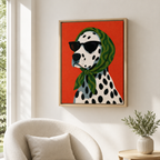 Stylish Dalmatian Dog Canvas Wall Art Aura Canvas