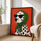 Stylish Dalmatian Dog Canvas Wall Art Aura Canvas