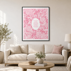 Pink Floral Motivational Quote Canvas Wall Art Aura Canvas