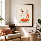Dancing On Vinyl Canvas Wall Art Aura Canvas