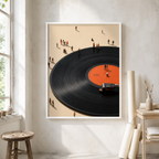 Vinyl Record Canvas Wall Art Aura Canvas