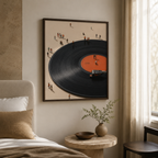 Vinyl Record Canvas Wall Art Aura Canvas