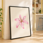 Pink Lily Canvas Wall Art Aura Canvas