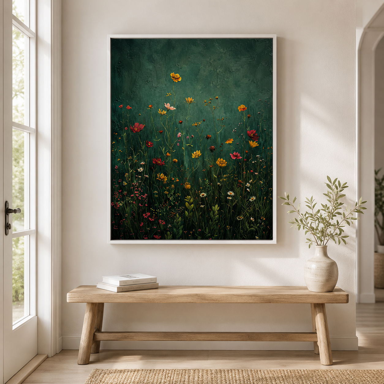 Wildflower Meadow Canvas Wall Art Aura Canvas