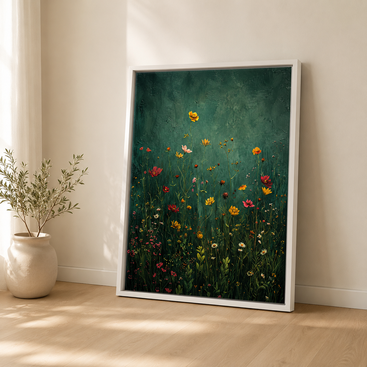 Wildflower Meadow Canvas Wall Art Aura Canvas