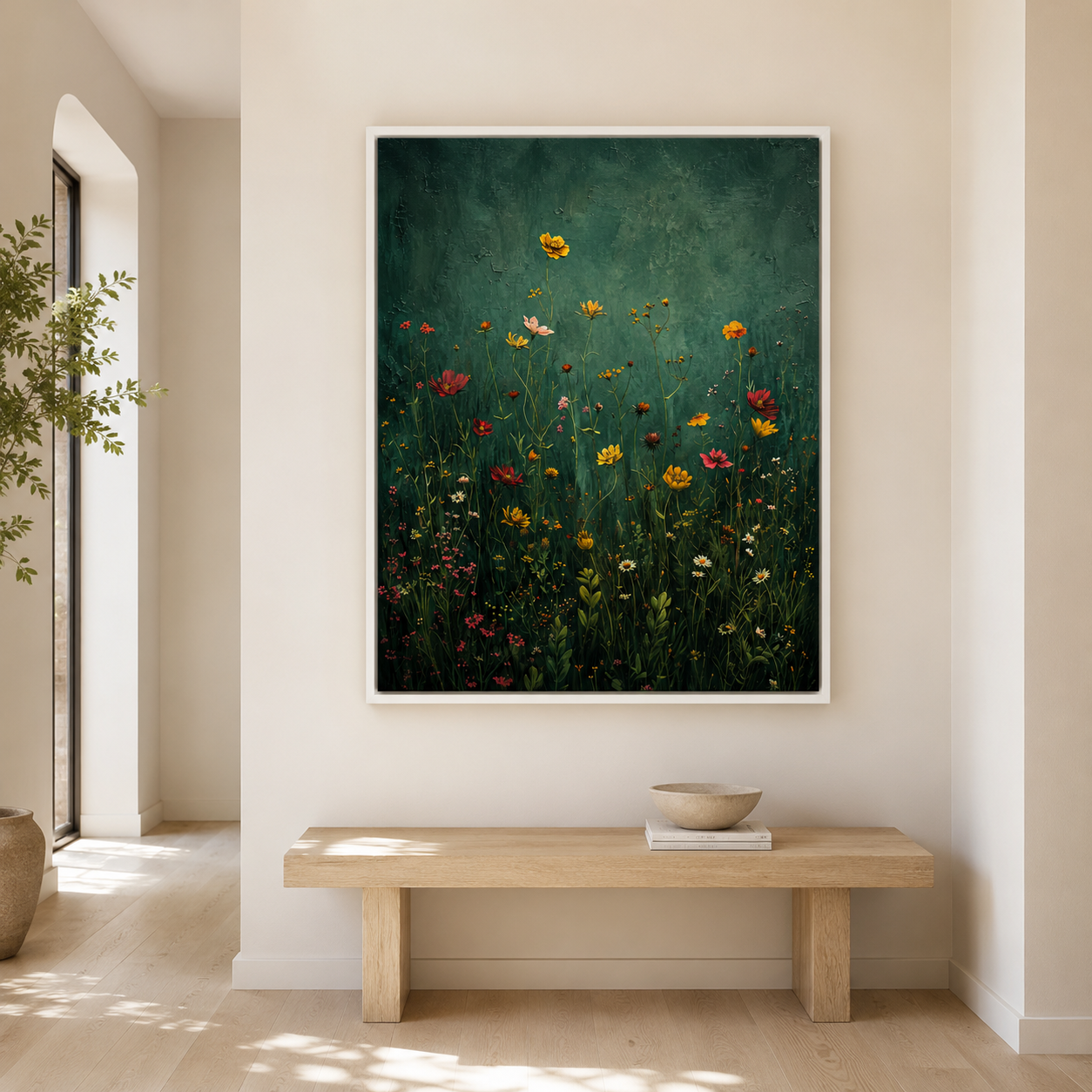 Wildflower Meadow Canvas Wall Art Aura Canvas