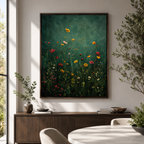 Wildflower Meadow Canvas Wall Art Aura Canvas