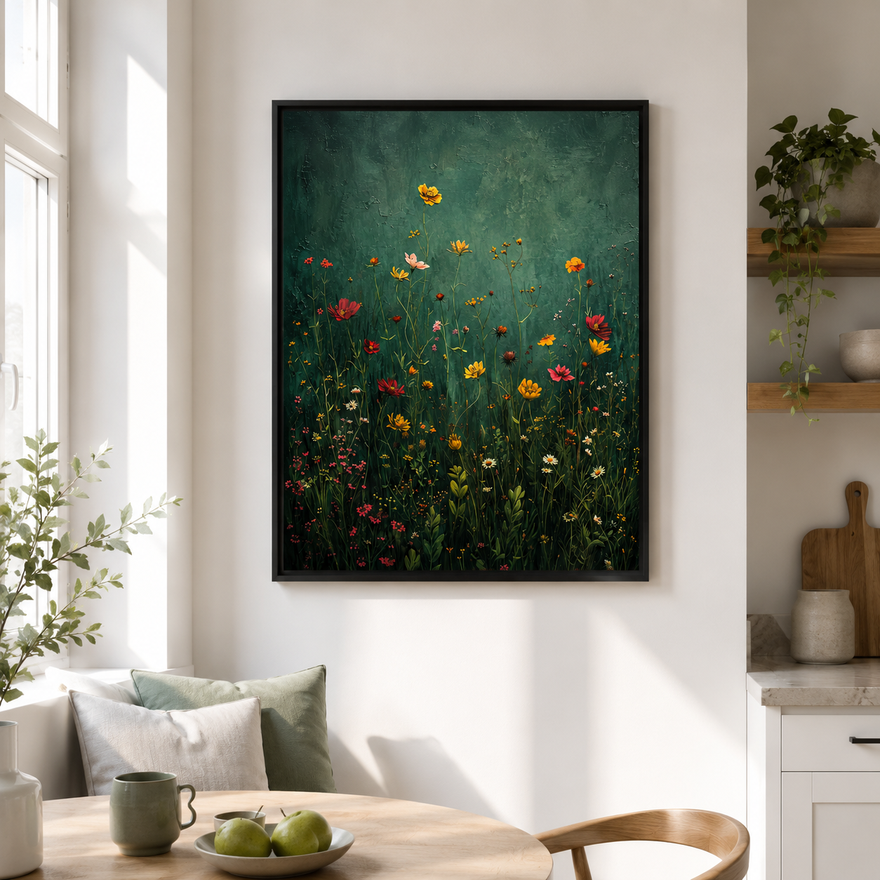 Wildflower Meadow Canvas Wall Art Aura Canvas
