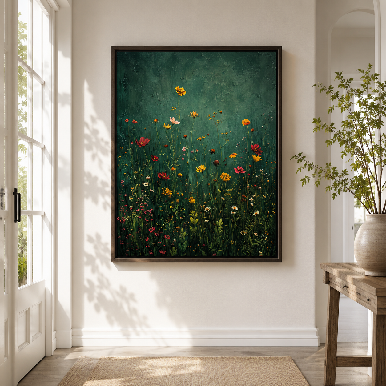 Wildflower Meadow Canvas Wall Art Aura Canvas