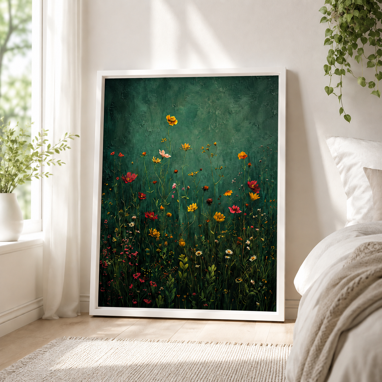 Wildflower Meadow Canvas Wall Art Aura Canvas