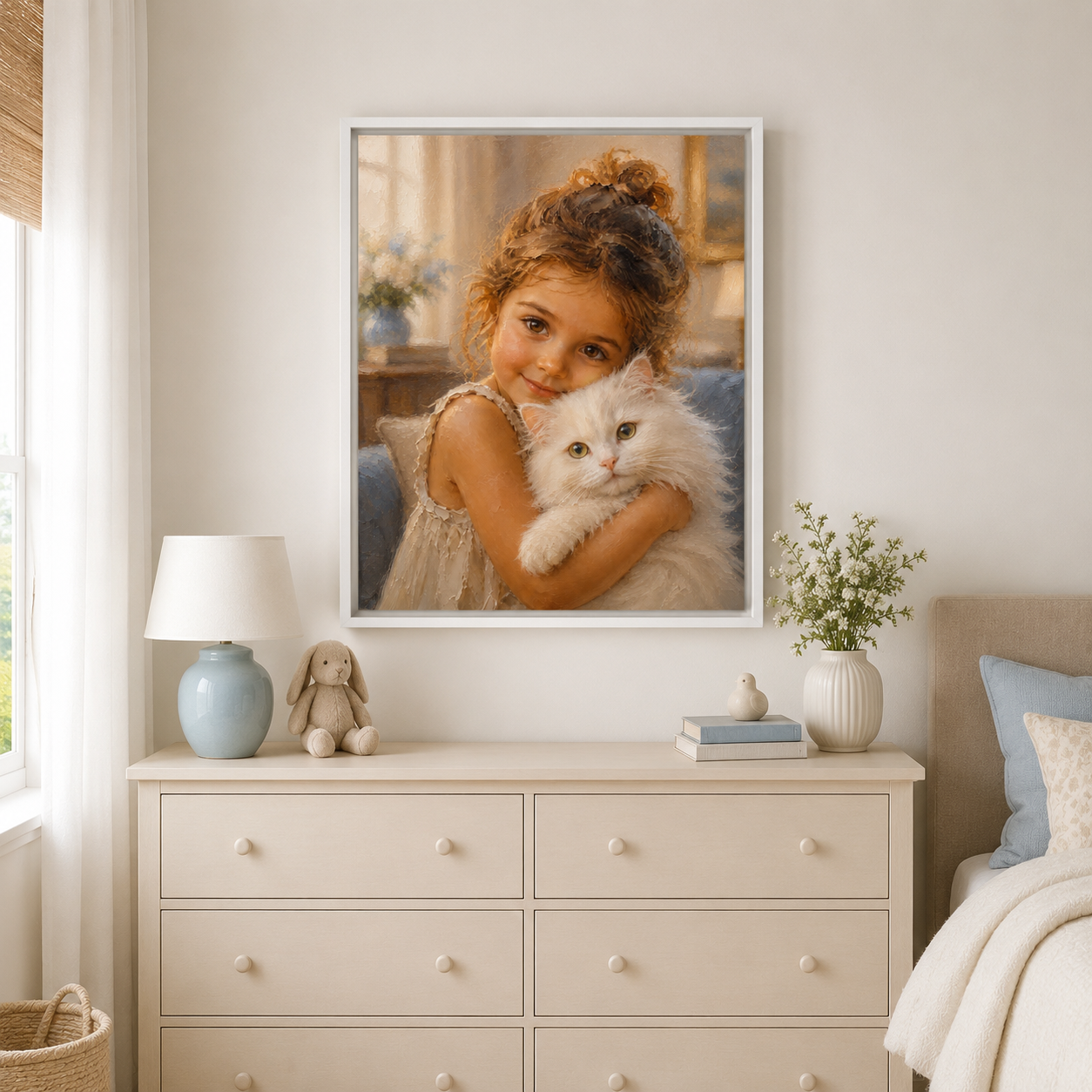 Custom Portrait Canvas From Photo Aura Canvas