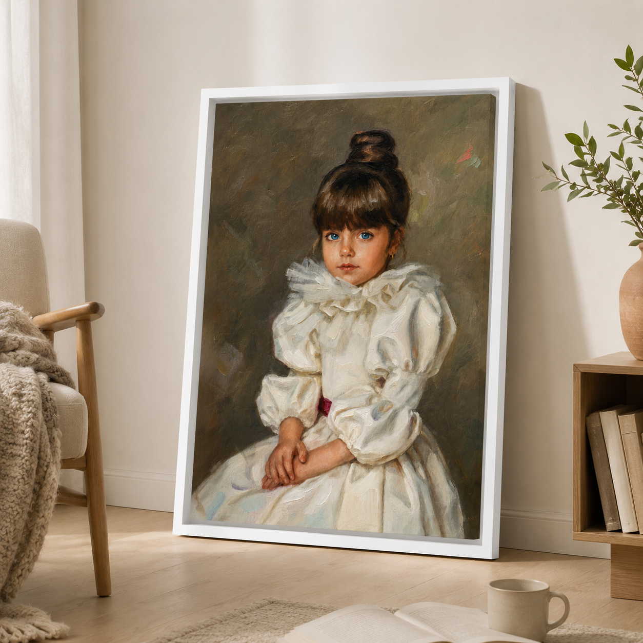 Custom Portrait Canvas From Photo Aura Canvas