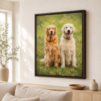 Custom Portrait Canvas From Photo Aura Canvas
