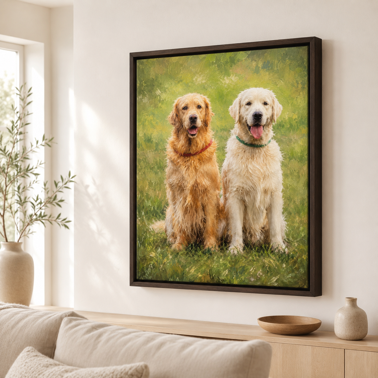 Custom Portrait Canvas From Photo Aura Canvas