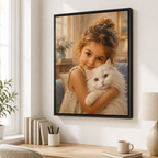Custom Portrait Canvas From Photo Aura Canvas
