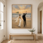 Custom Portrait Canvas From Photo Aura Canvas