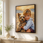 Custom Portrait Canvas From Photo Aura Canvas