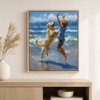 Custom Memory Portrait Canvas Aura Canvas