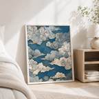 Dreamy Cloud Canvas Wall Art Aura Canvas
