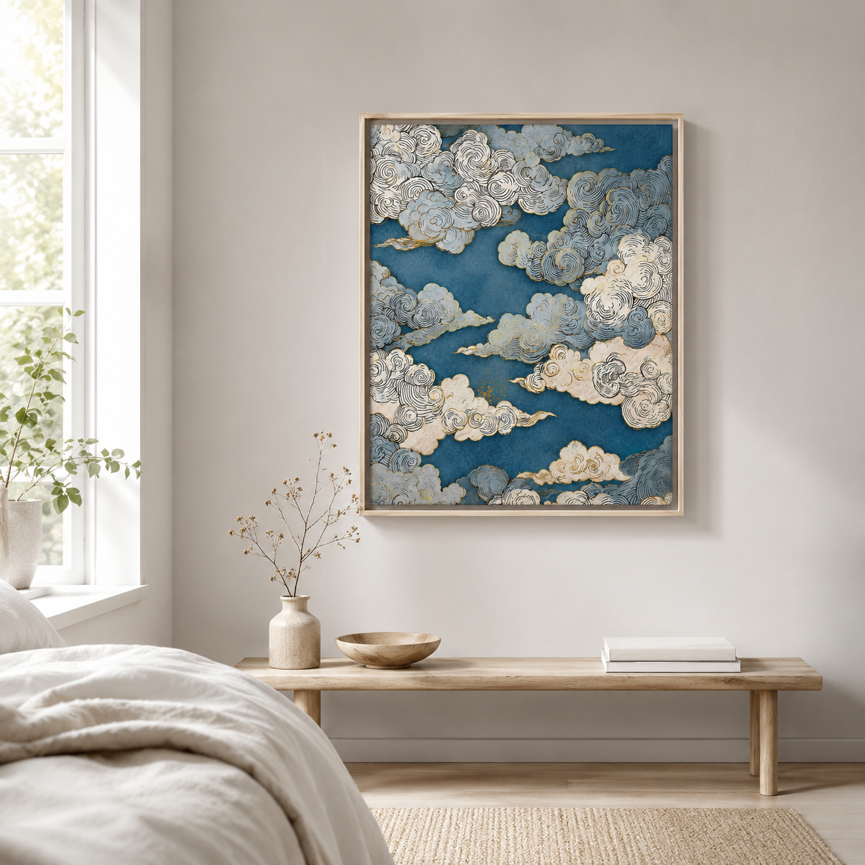 Dreamy Cloud Canvas Wall Art Aura Canvas