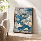 Dreamy Cloud Canvas Wall Art Aura Canvas