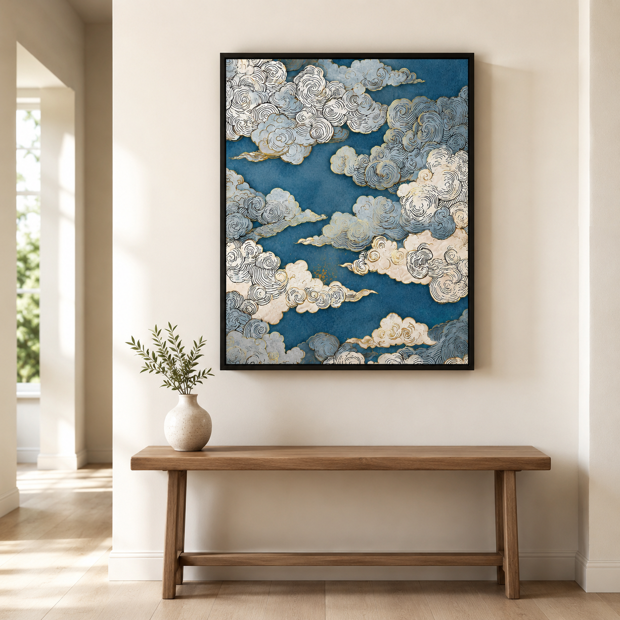 Dreamy Cloud Canvas Wall Art Aura Canvas