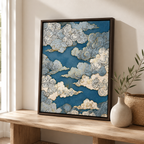 Dreamy Cloud Canvas Wall Art Aura Canvas