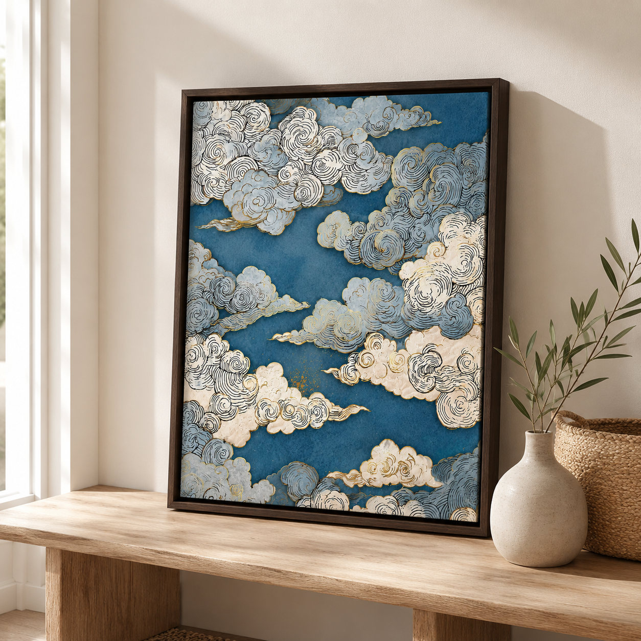 Dreamy Cloud Canvas Wall Art Aura Canvas