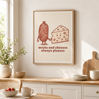 Meats and Cheeses Canvas Wall Art Aura Canvas