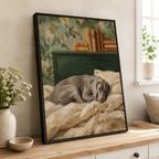 Sleeping Dog Canvas Wall Art Aura Canvas