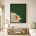 Koi Fish Canvas Wall Art Aura Canvas