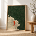 Koi Fish Canvas Wall Art Aura Canvas
