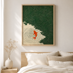 Koi Fish Canvas Wall Art Aura Canvas