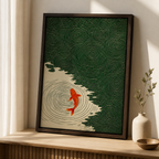 Koi Fish Canvas Wall Art Aura Canvas