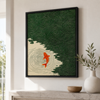 Koi Fish Canvas Wall Art Aura Canvas