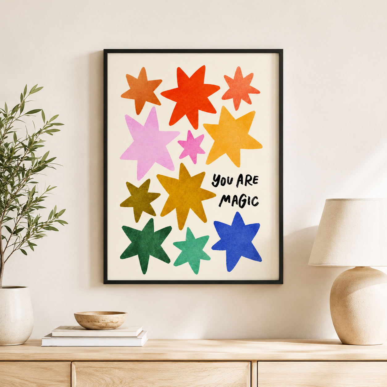 You Are Magic Canvas Wall Art Aura Canvas