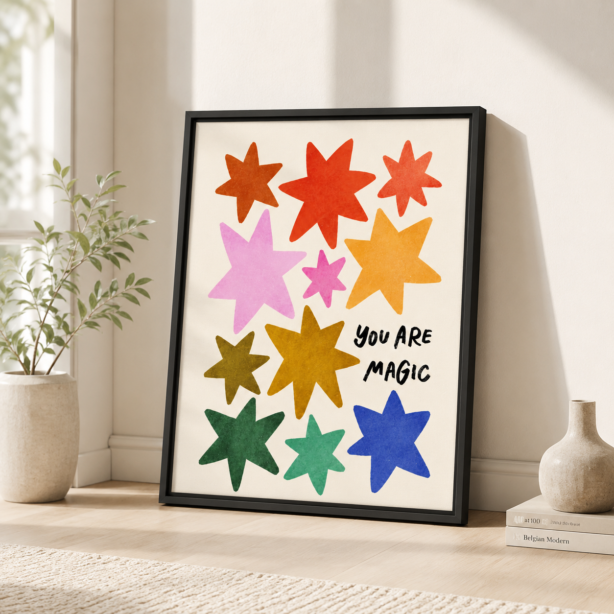 You Are Magic Canvas Wall Art Aura Canvas