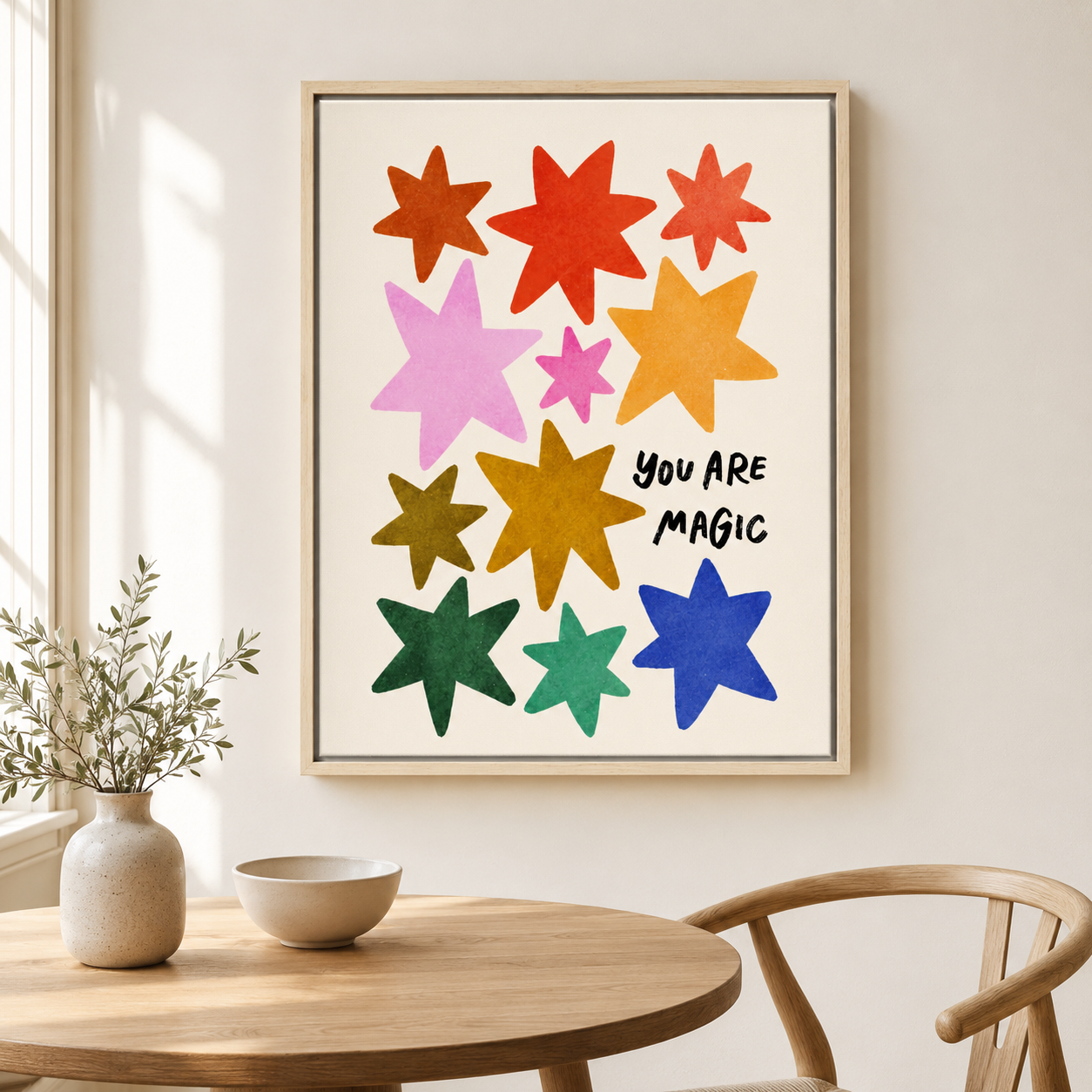 You Are Magic Canvas Wall Art Aura Canvas