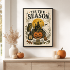 Tis The Season Halloween Canvas Wall Art Aura Canvas