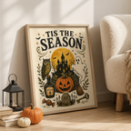 Tis The Season Halloween Canvas Wall Art Aura Canvas