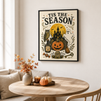Tis The Season Halloween Canvas Wall Art Aura Canvas